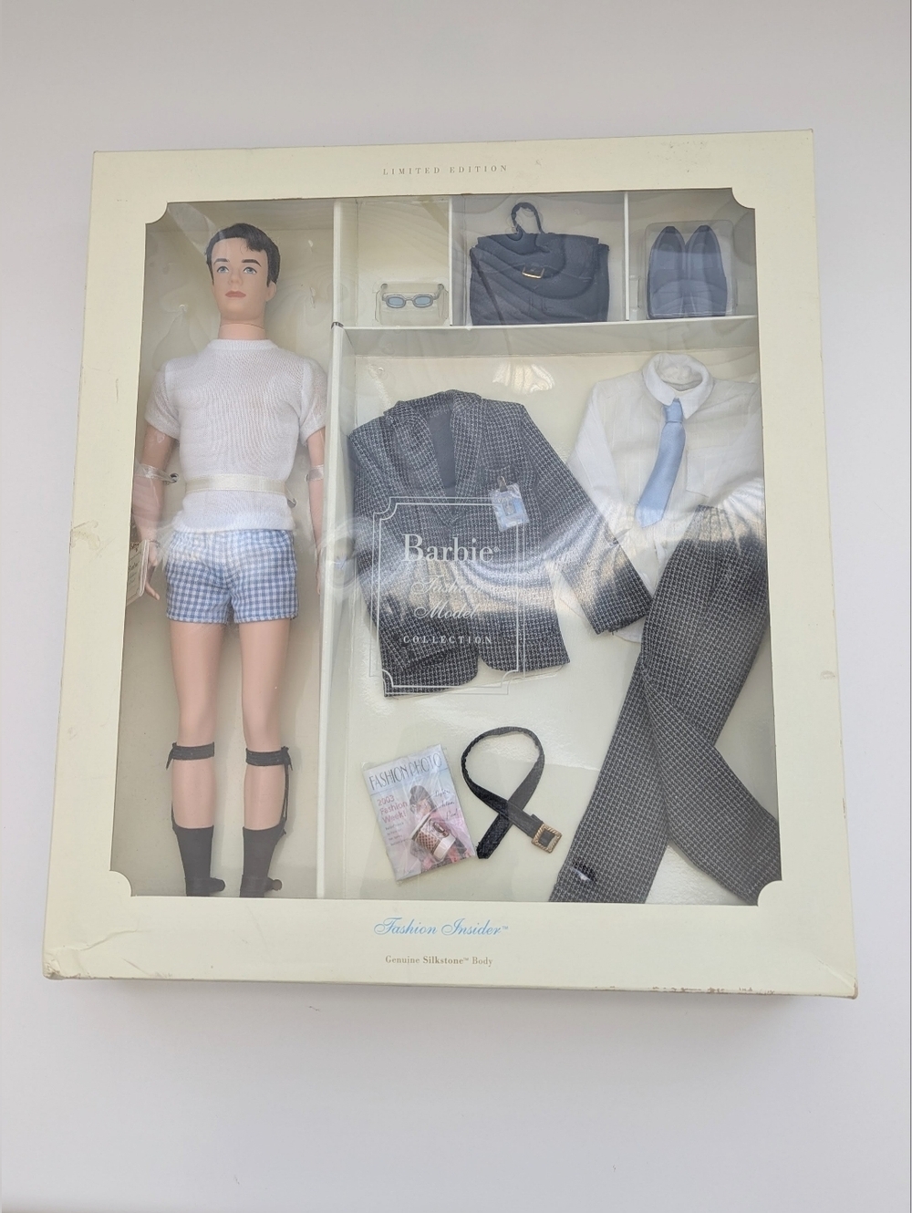 Y2K Collectable Barbie Fashion Model Collection Fashion Insider Ken Doll GiftSet